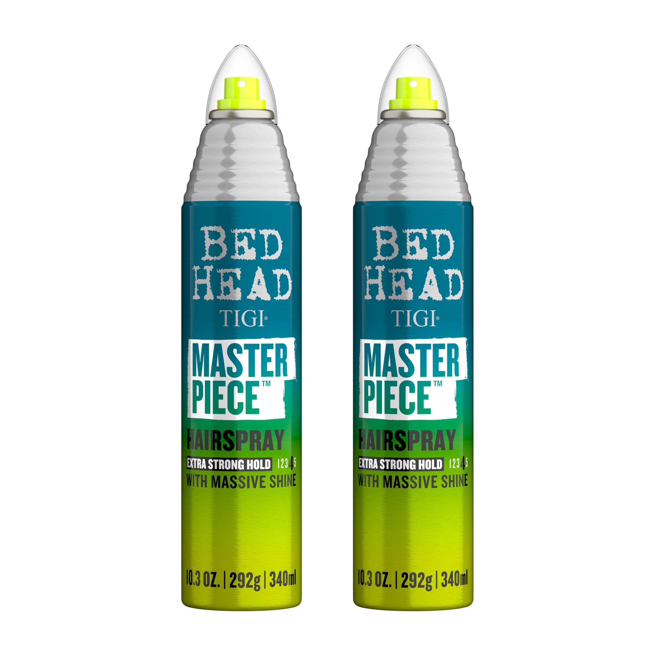 Bed Head by TIGI Masterpiece Hairspray – Extra Strong Hold & Shine for All Hair Types | 10.3 oz Pack of 2