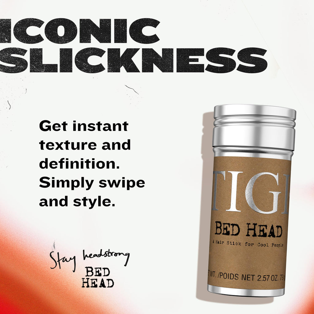 Bed Head by TIGI Hair Stick – Instant Texture, Semi‑Matte Finish | All Hair Types | 2 Pack 2.57 oz
