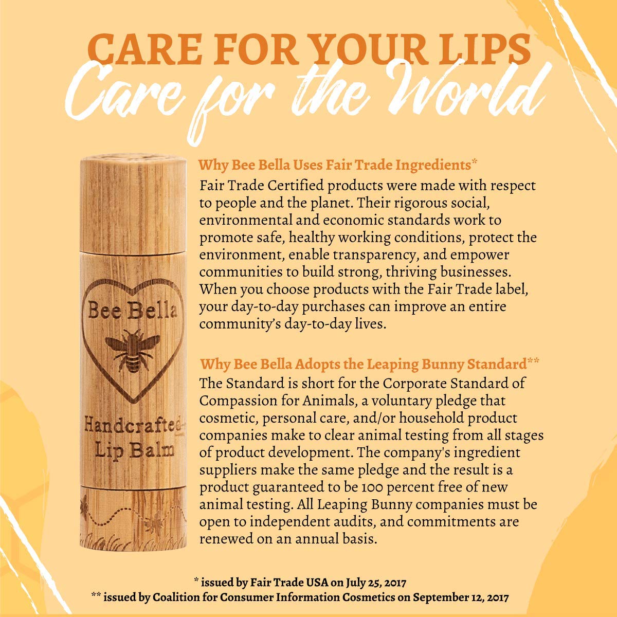 Bee Bella Lip Balm Peppermint 3-Pack | Natural Hydration, Handmade in USA
