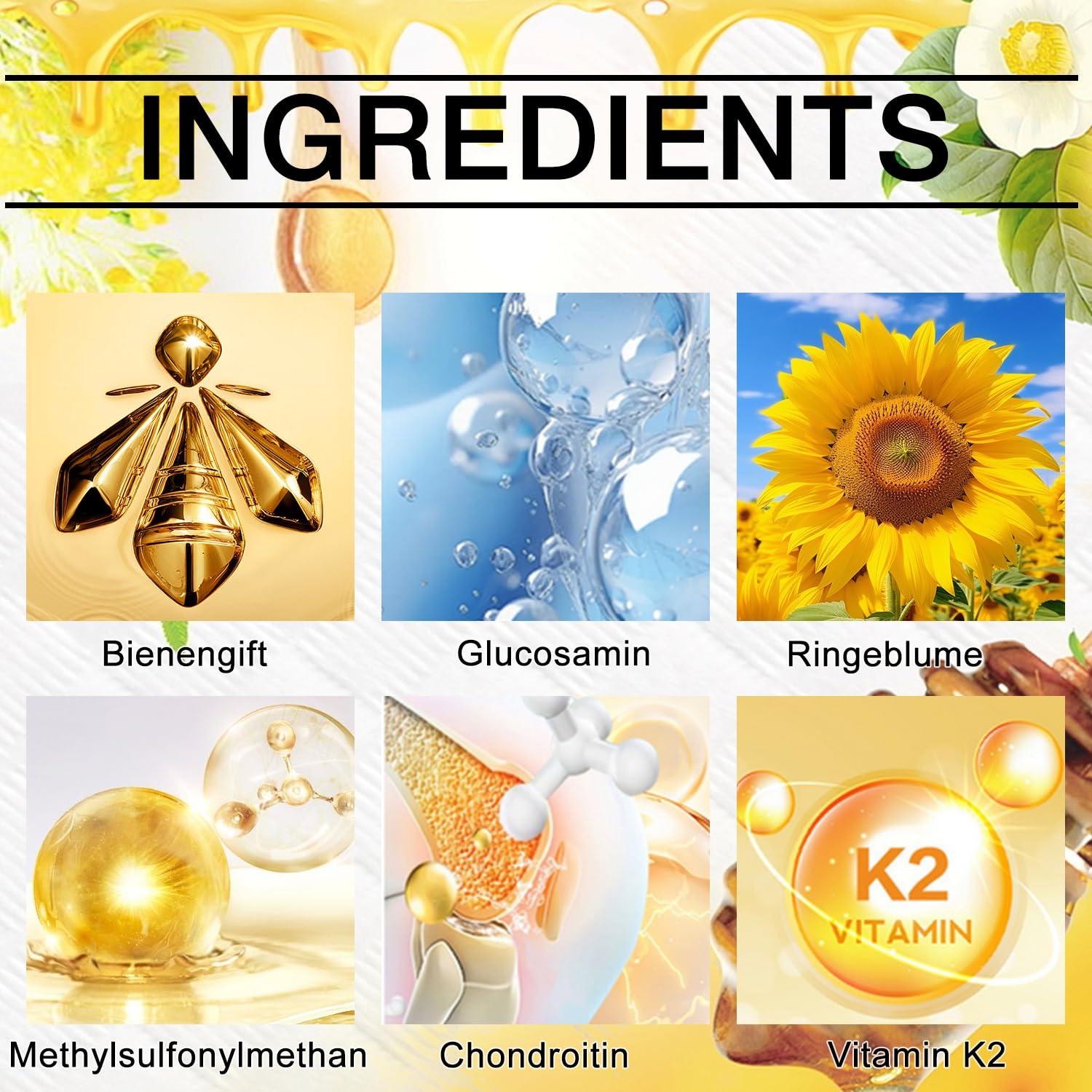 2 Pcs Bee Venom Cream – Advanced Bee Venom Cream for Back, Neck, Hands & Knees