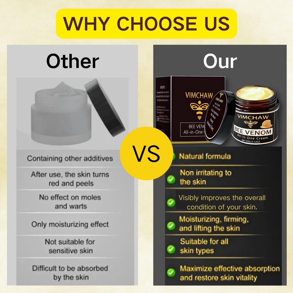 Bee Venom Skin Revitalizing Cream – Advanced Firming & Smoothing (Face & Body), 60g 4-Pack