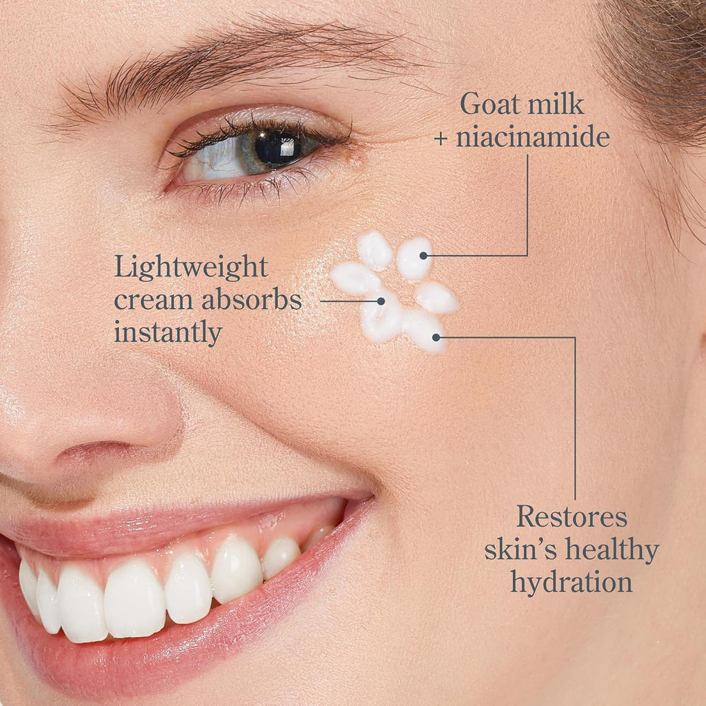 Beekman 1802 Bloom Cream Goat Milk Face Moisturizer — Lightweight Hydration