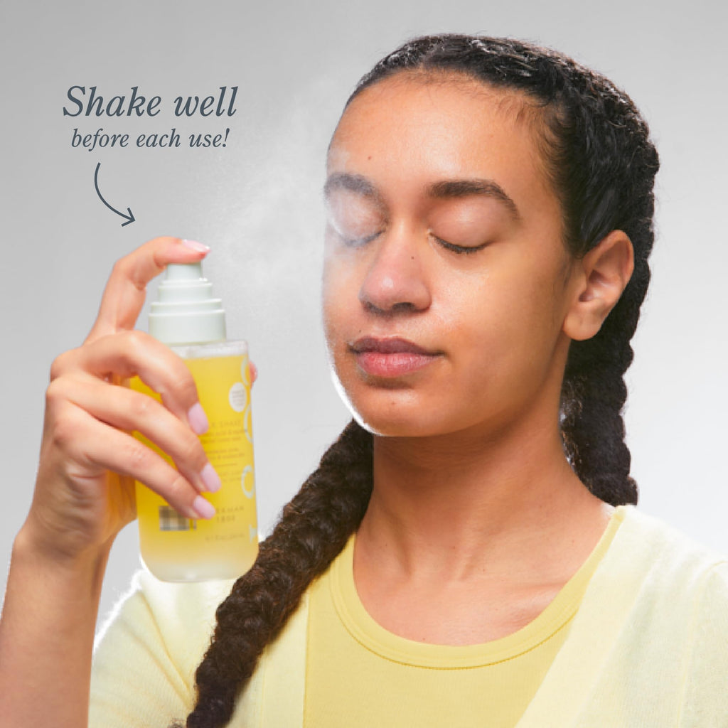 Beekman 1802 Milk Shake Face Mist – Fragrance-Free Hydrating 2-in-1 Toner + Setting Spray