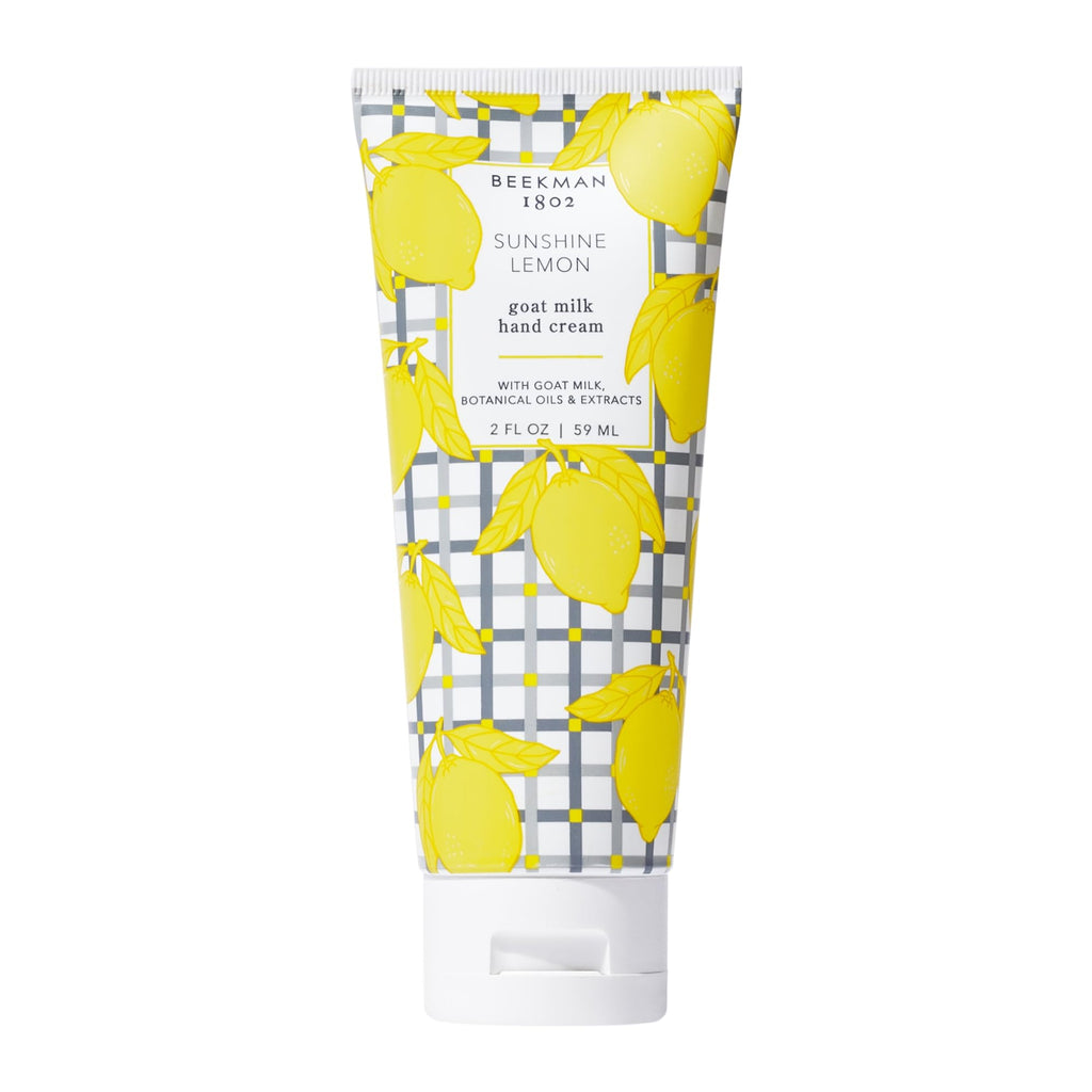 Beekman 1802 Goat Milk Hand Cream – Sunshine Lemon, 2 oz | Non-Greasy & Cruelty-Free
