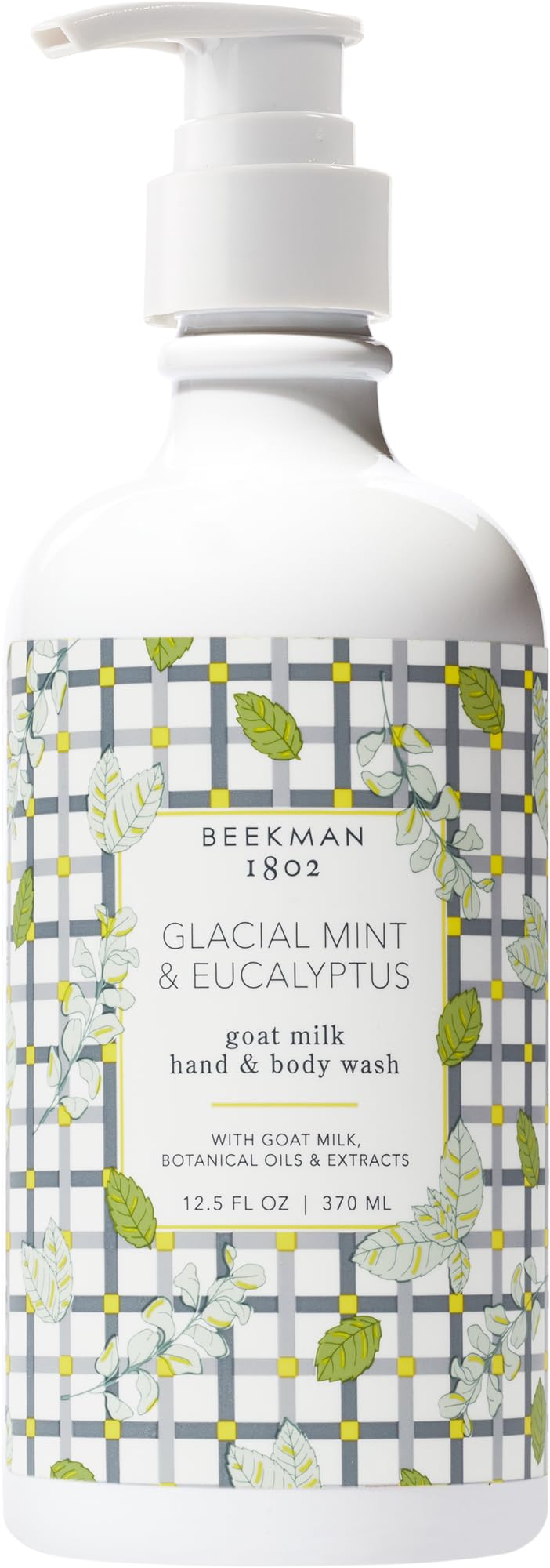 Beekman 1802 Goat Milk Hand Wash – Glacial Mint & Eucalyptus | 12.5 oz Pump
