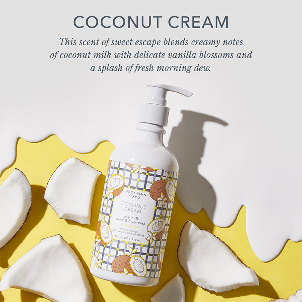 Beekman 1802 Goat Milk Hand Wash – Coconut Cream, Moisturizing & Gentle (12.5 fl oz)