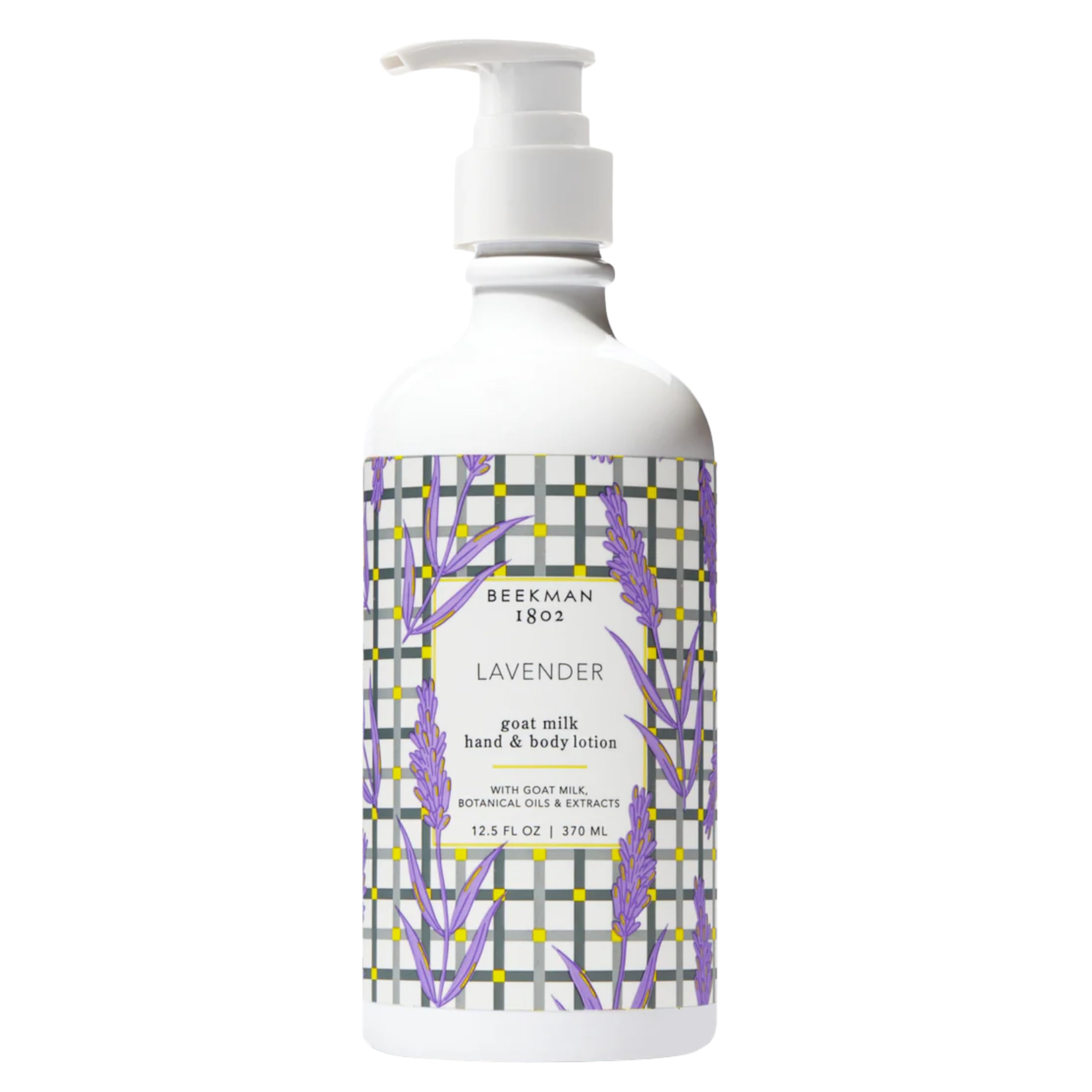 Beekman 1802 Goat Milk Body Lotion Lavender – Hydrating 12.5 oz, Pump Included