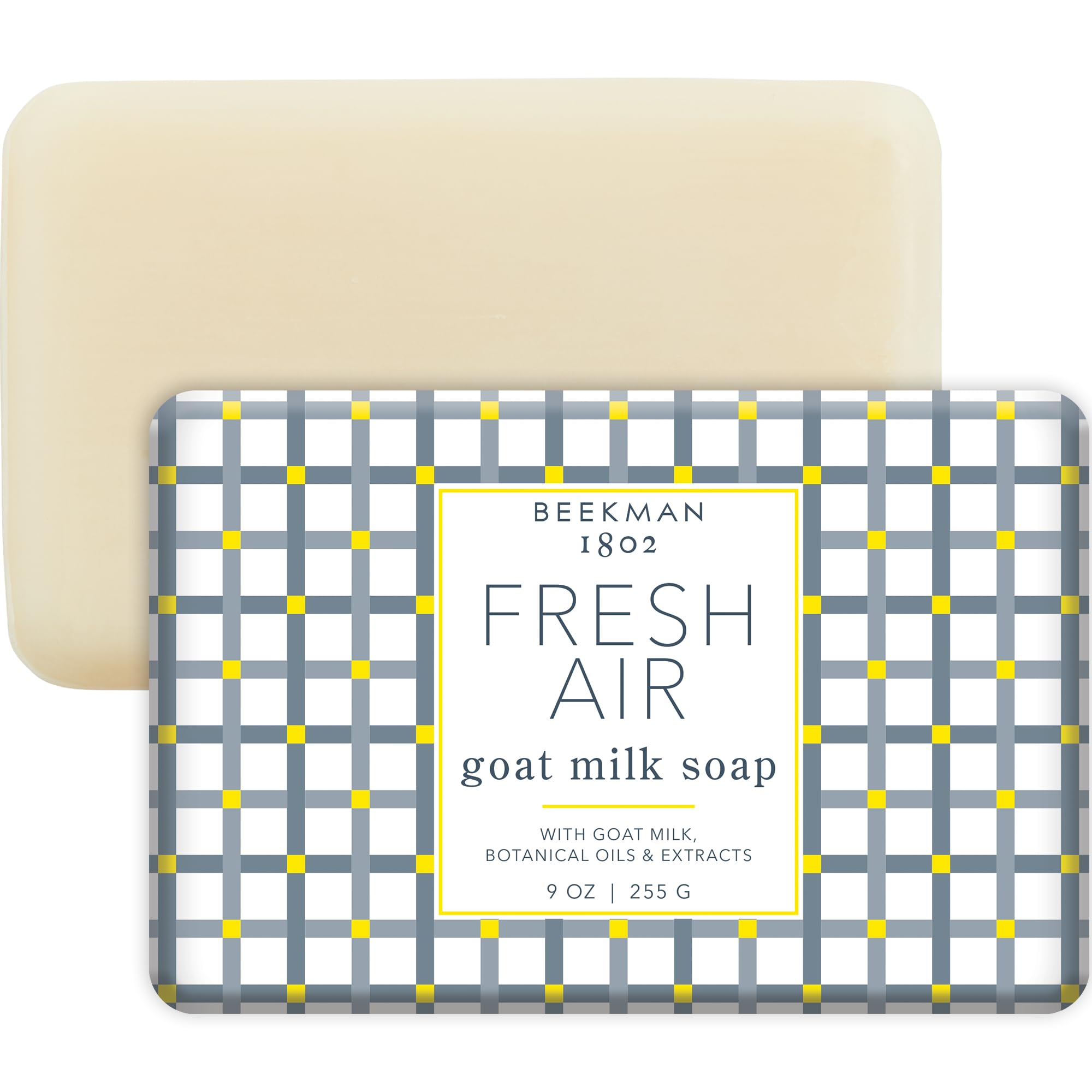 Beekman 1802 Goat Milk Body Soap Bar - Fresh Air | Nourish, Hydrate & Gentle Clean | 9 oz