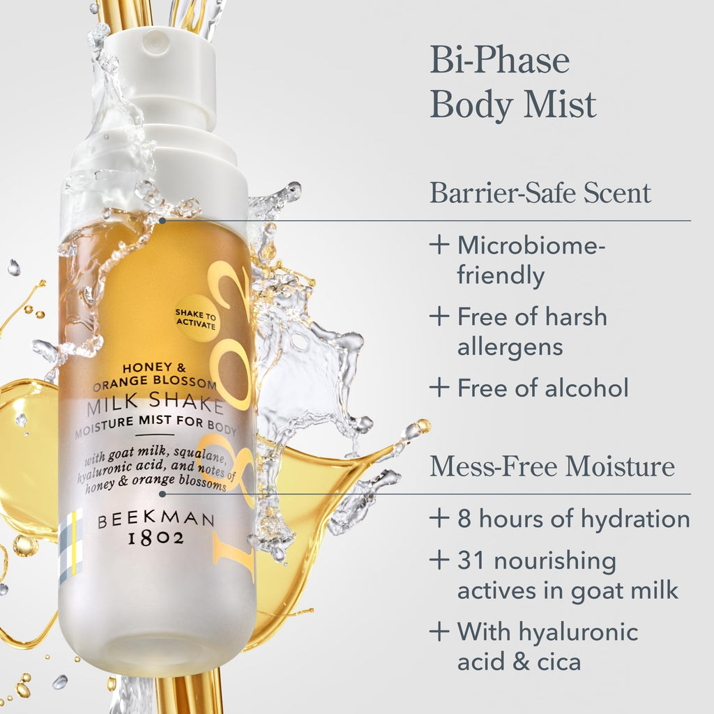 Beekman 1802 Milk Shake Body Mist – Honey & Orange Blossom