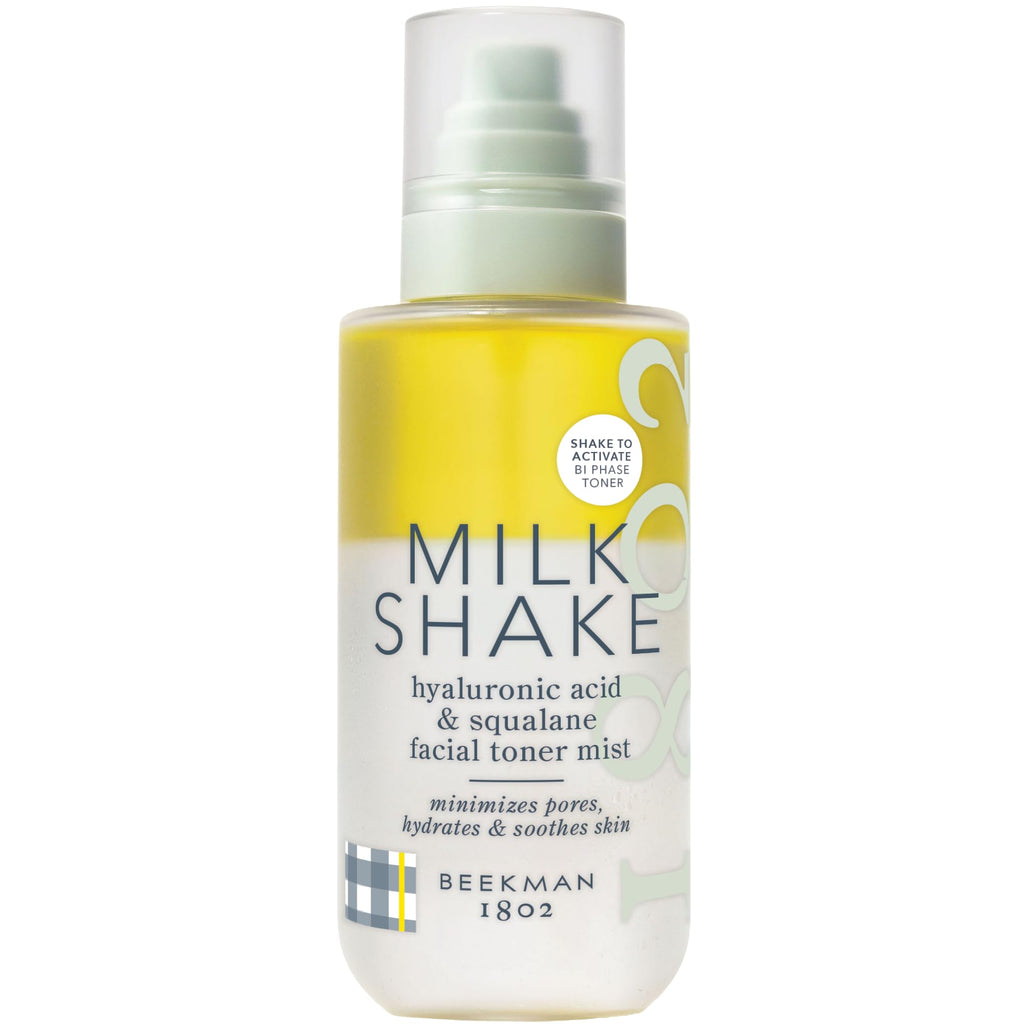 Beekman 1802 Milk Shake Face Mist – Fragrance-Free Hydrating 2-in-1 Toner + Setting Spray