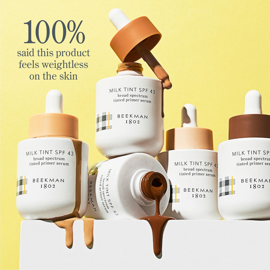 Beekman 1802 Milk Tint Face Primer SPF 43 | Tinted Mineral SPF Primer