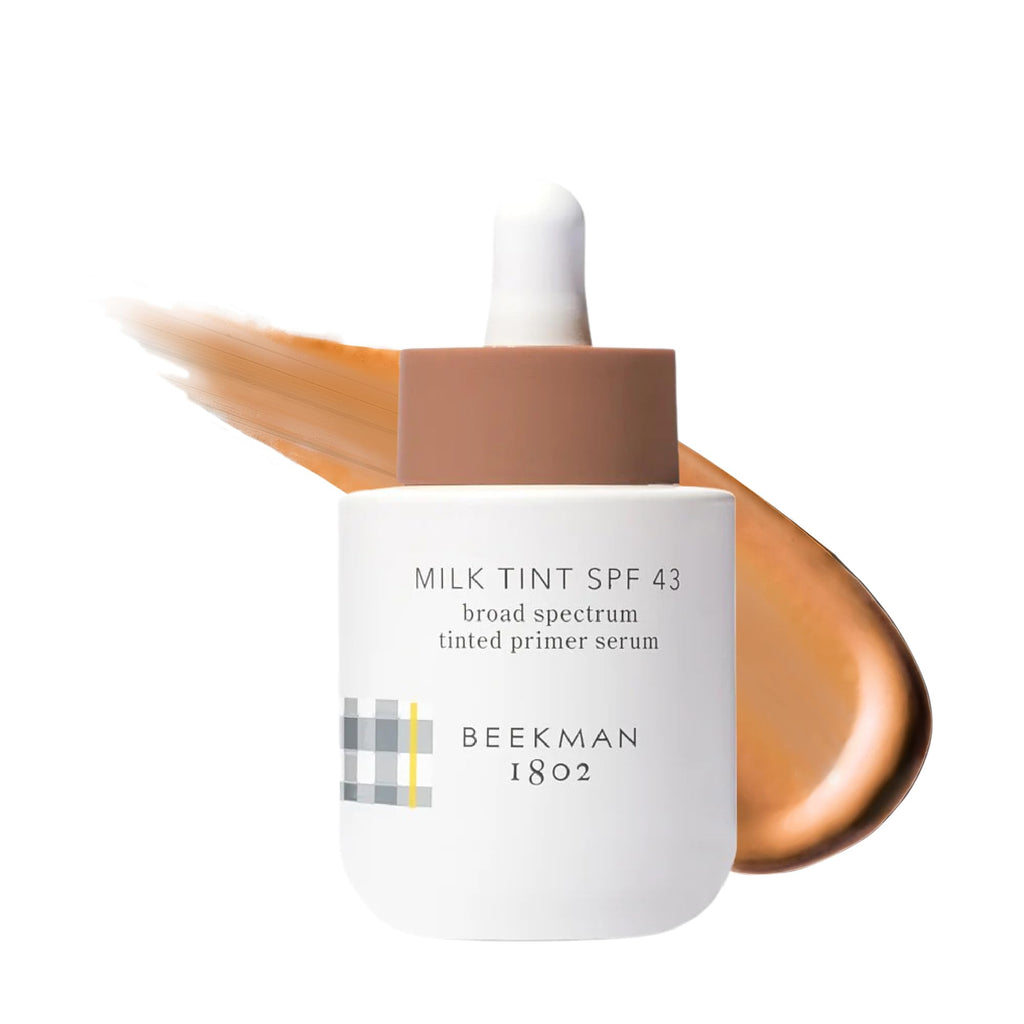 Beekman 1802 Milk Tint Face Primer with SPF 43 – Oxybenzone Free, Mineral SPF, 1 oz