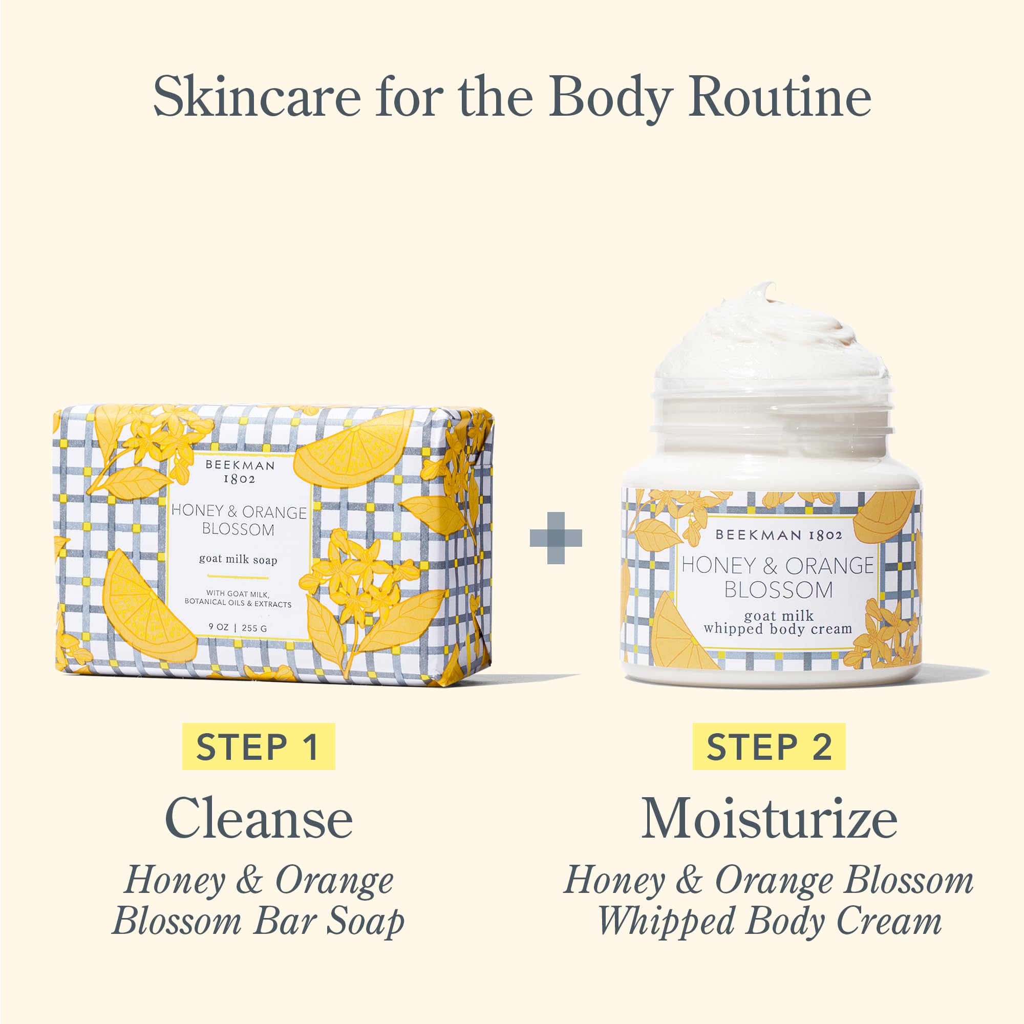 Beekman 1802 Goat Milk Body Soap Bar – Honey & Orange Blossom, 9 oz | Lactic Acid, Cruelty-Free