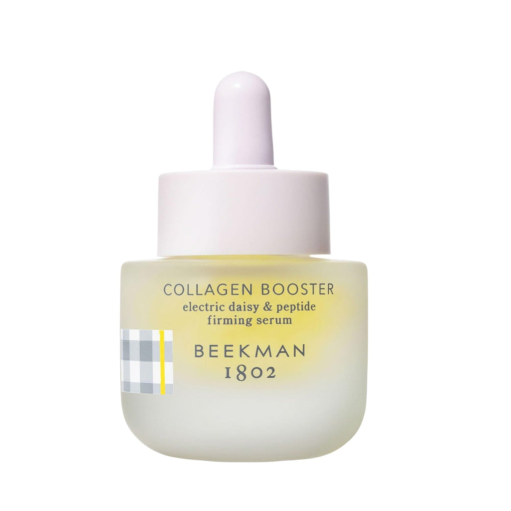 Beekman 1802 Collagen Booster Serum – Electric Daisy & Peptide Firming, Fragrance Free, 0.5 fl oz