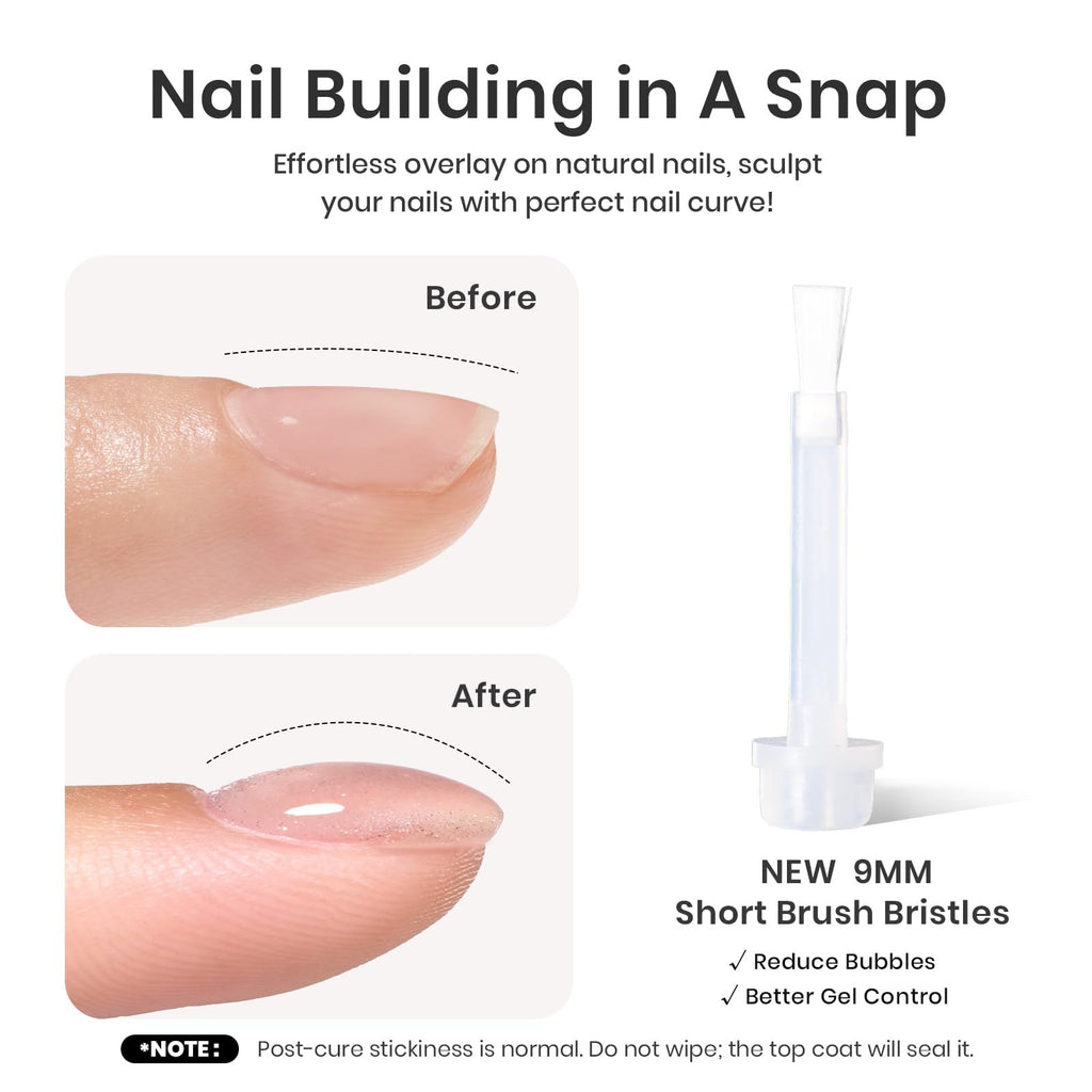 Beetles Builder Gel Kit Star Cascade – 7-in-1 Cat Eye Nail Gel for DIY Nails