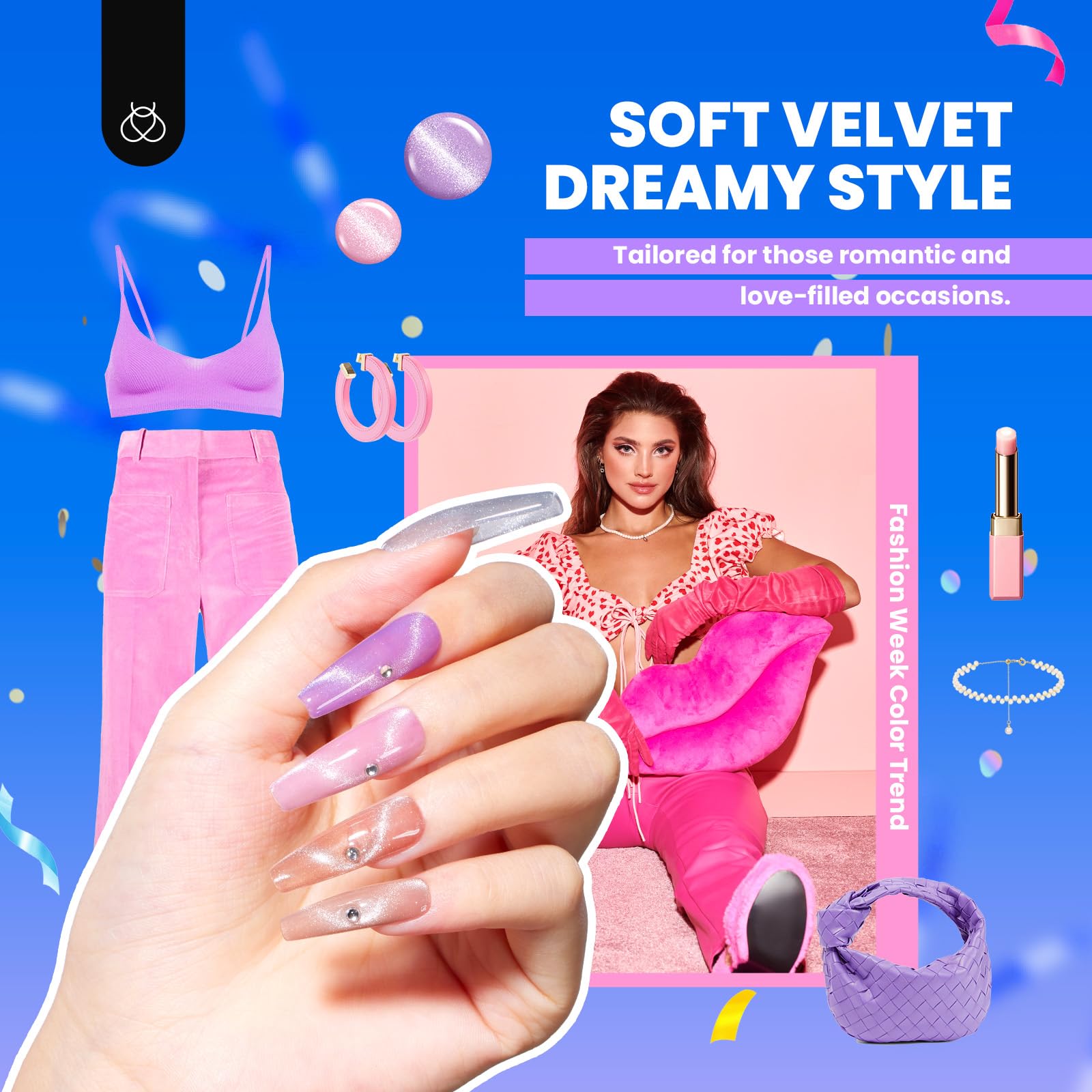 Beetles Cat Eye Gel Nail Polish Set — 20 Colors with Magnet, Base Coat, Matte & Gloss Top Coats