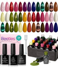 Beetles Cat Eye Gel Nail Polish Set – 20 Colors with Base & Top Coats