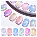 Beetles Cat Eye Gel Nail Polish Set — 6 Magnetic Chameleon Colors