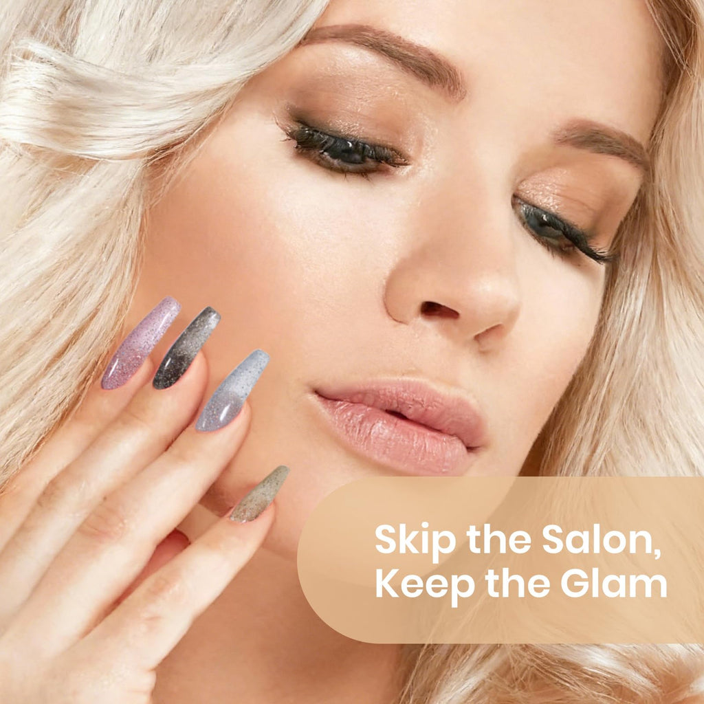 Beetles Dip Powder Nail Kit – Luxury Radiance 6-Color Set with Base, Top Coat & Tools
