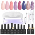 Beetles Gel Nail Polish Kit with UV Light – DIY Home Manicure Starter