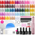 Beetles Gel Nail Polish Kit with UV Lamp & Nail Drill | 55-Piece Set, 32 Colors