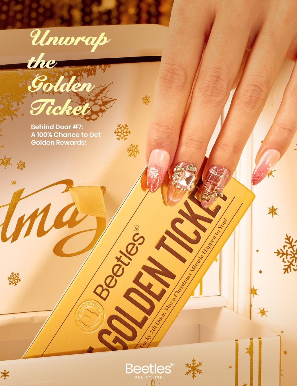Beetles Gel Polish Gilded Boutique Advent Calendar – 24 Days of Gel Nail Colors & Luxury Gifts