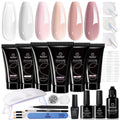 Beetles Gel Polish Poly Nail Gel Chrome Nail Powder Kit – 22 Pcs for DIY Nail Art