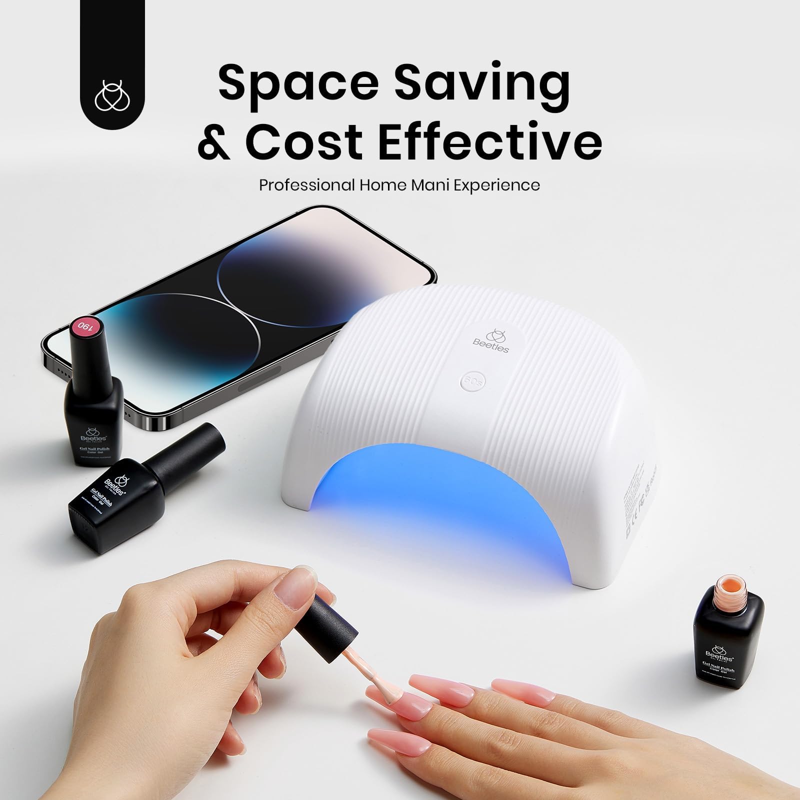 Beetles Gel Polish UV LED Nail Lamp — Fast-Drying, Compact Nail Dryer with Timer