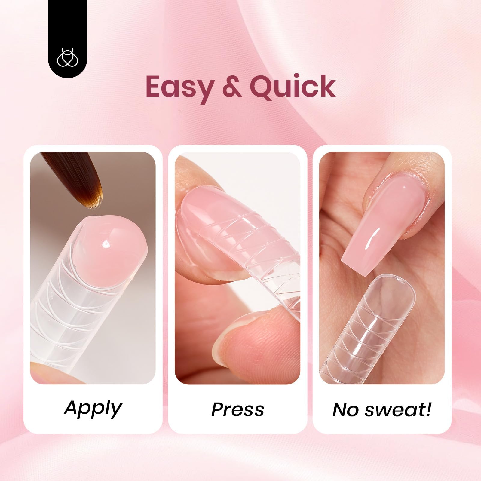 Beetles Gel Polish Poly Nail Gel Chrome Nail Powder Kit – 22 Pcs for DIY Nail Art