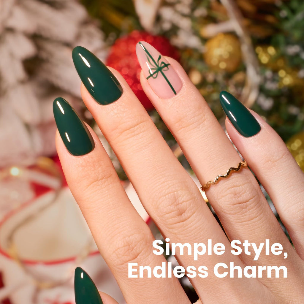 Beetles Green Gel Nail Polish 0.51oz – Forest Green, HEMA-Free, Cruelty-Free, Soak-Off UV Gel