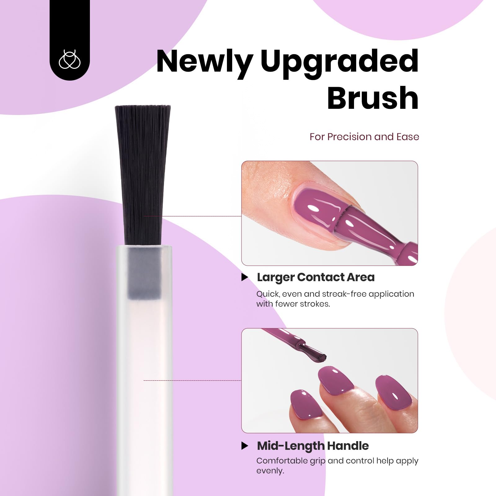 Beetles Hema-Free Gel Polish Set – 6 Pastel Colors, 15ml Each | Soak-Off UV/LED Nail Kit