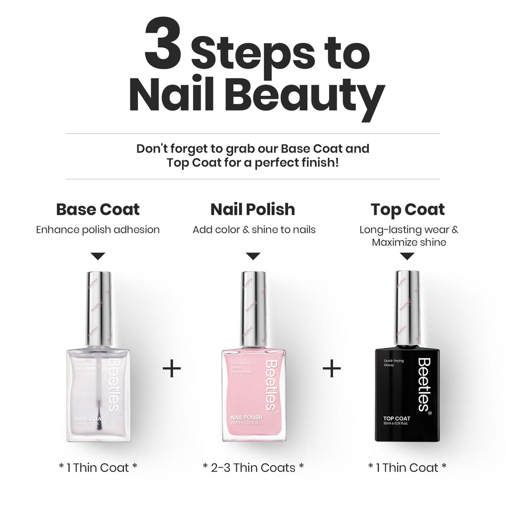 Beetles Jelly Nail Polish Set – 6 Quick-Dry Velvet Glow Shades