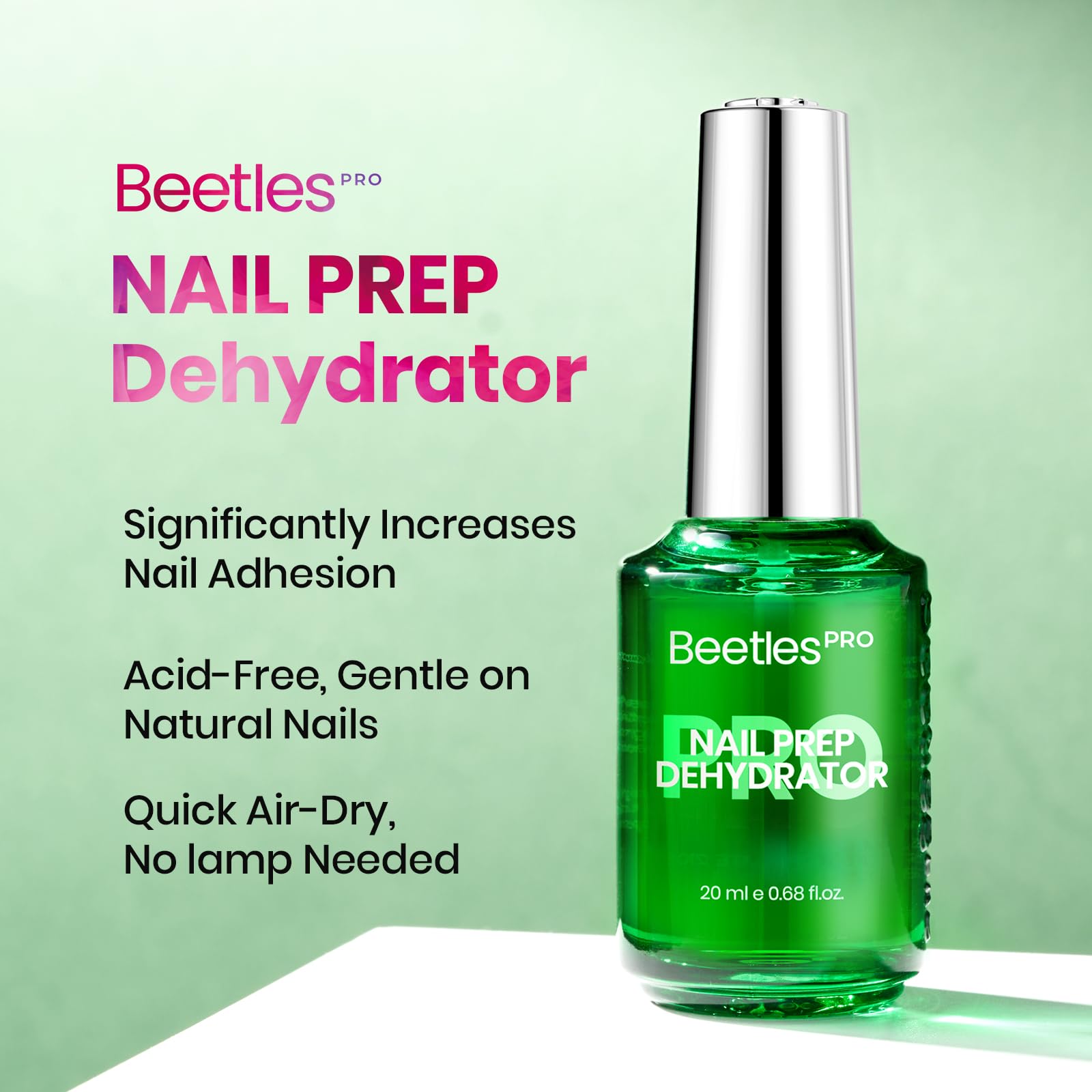Beetles Professional Nail Prep Dehydrator – Superior Bonding Primer for Gel & Acrylic