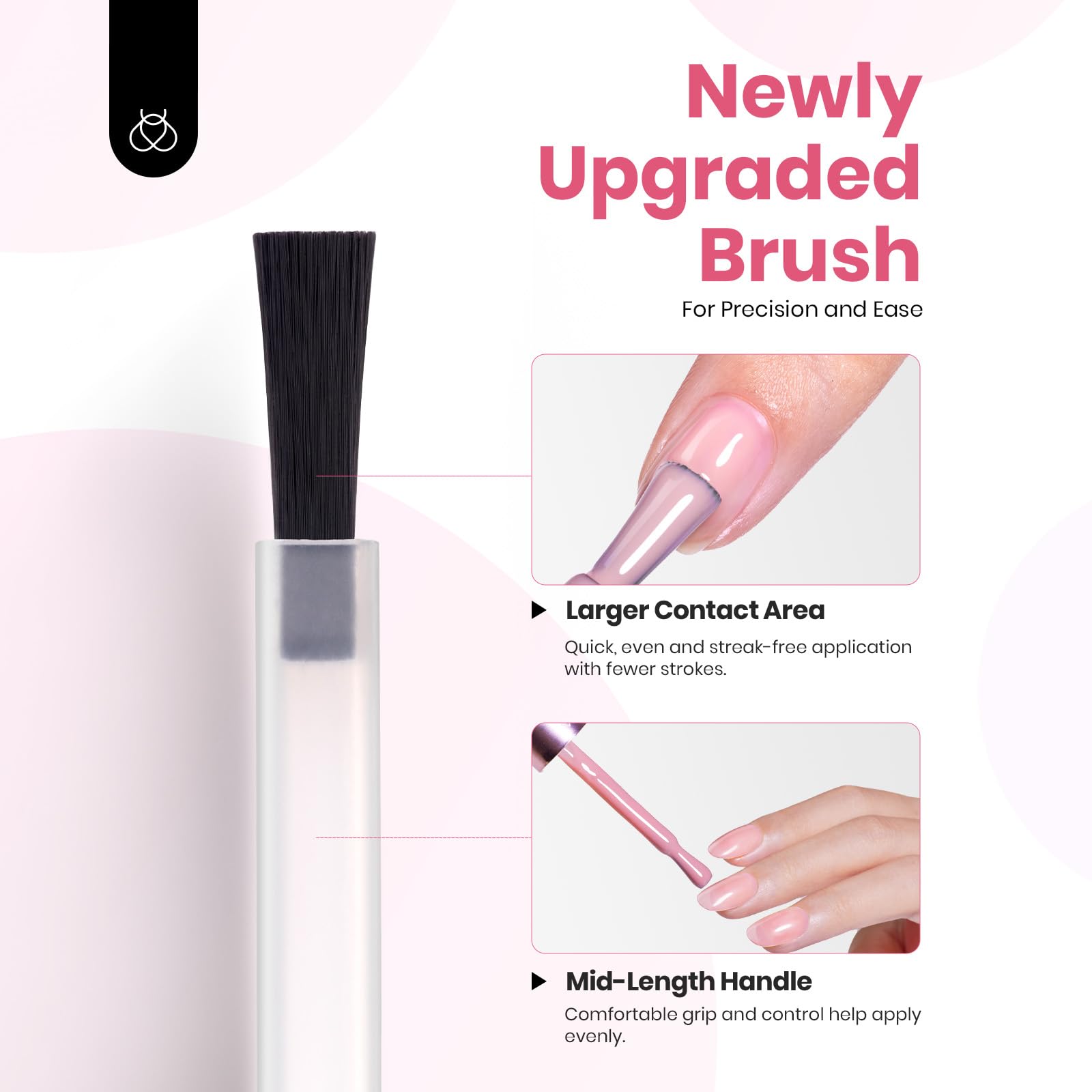 Beetles Nude Gel Nail Polish Set – 6 Hema-Free Jelly Colors, 15ml