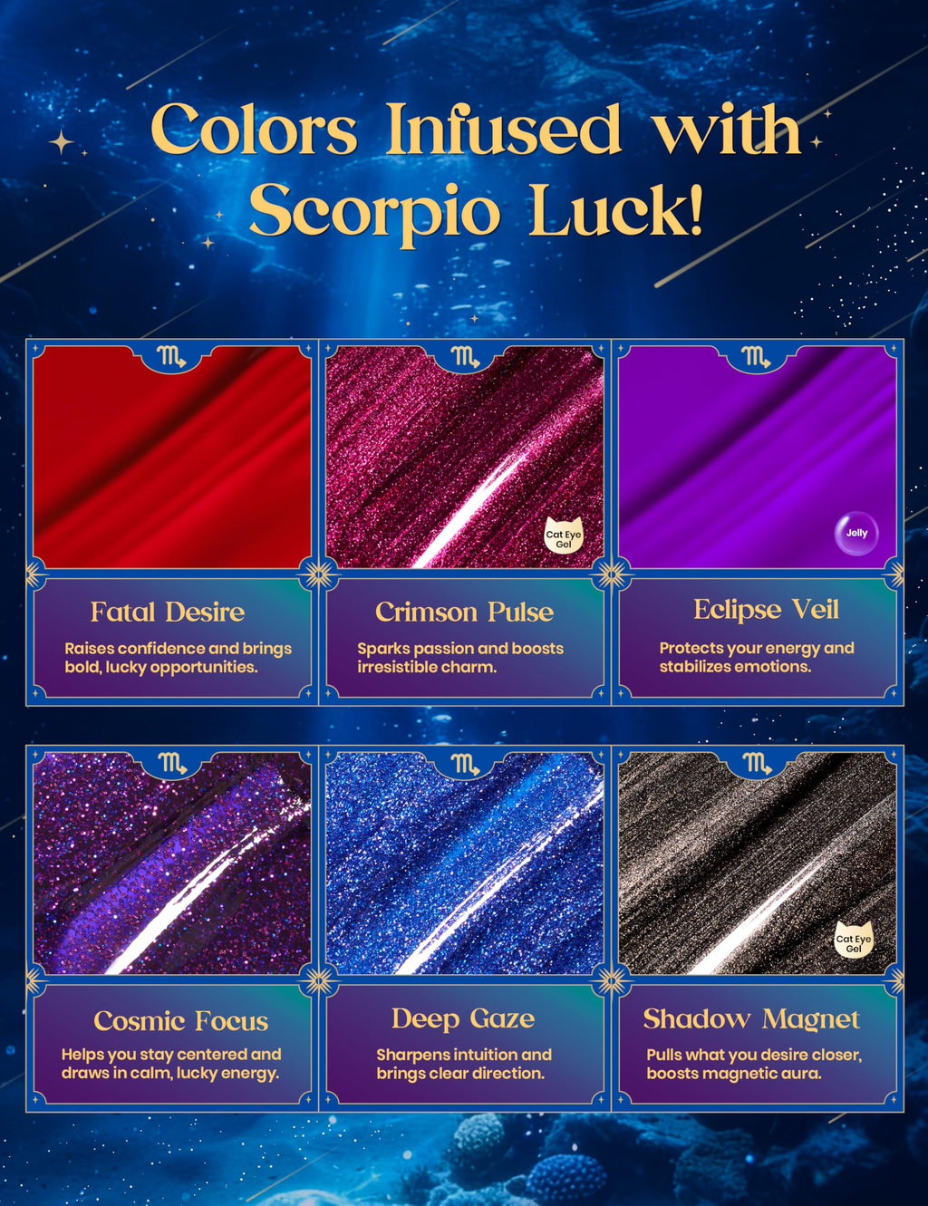Beetles Scorpio Gel Nail Kit – Midnight Vampire Lucky Box