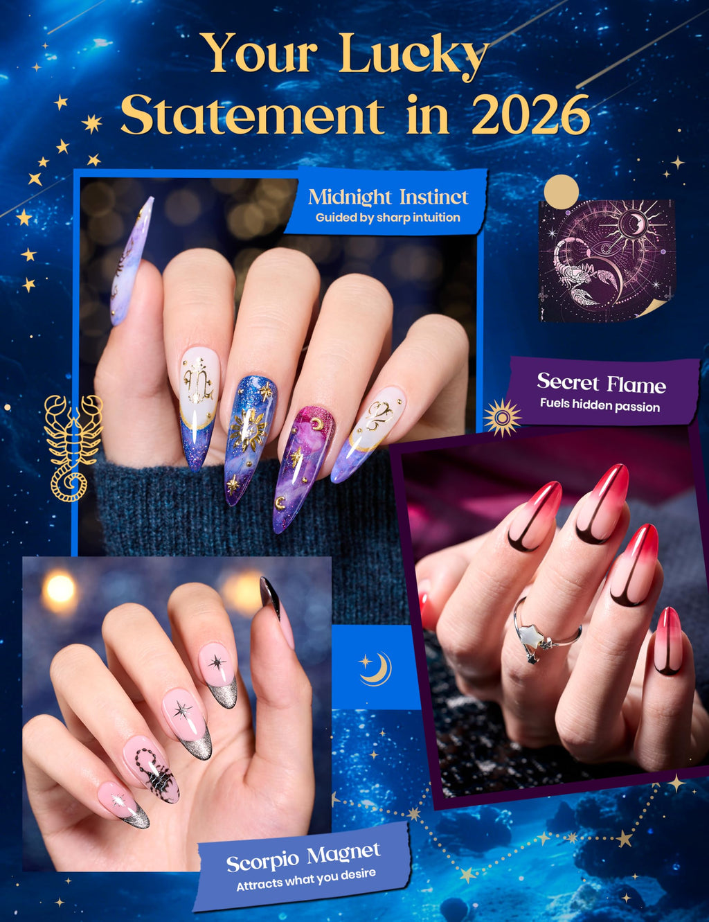 Beetles Scorpio Gel Nail Kit – Midnight Vampire Lucky Box