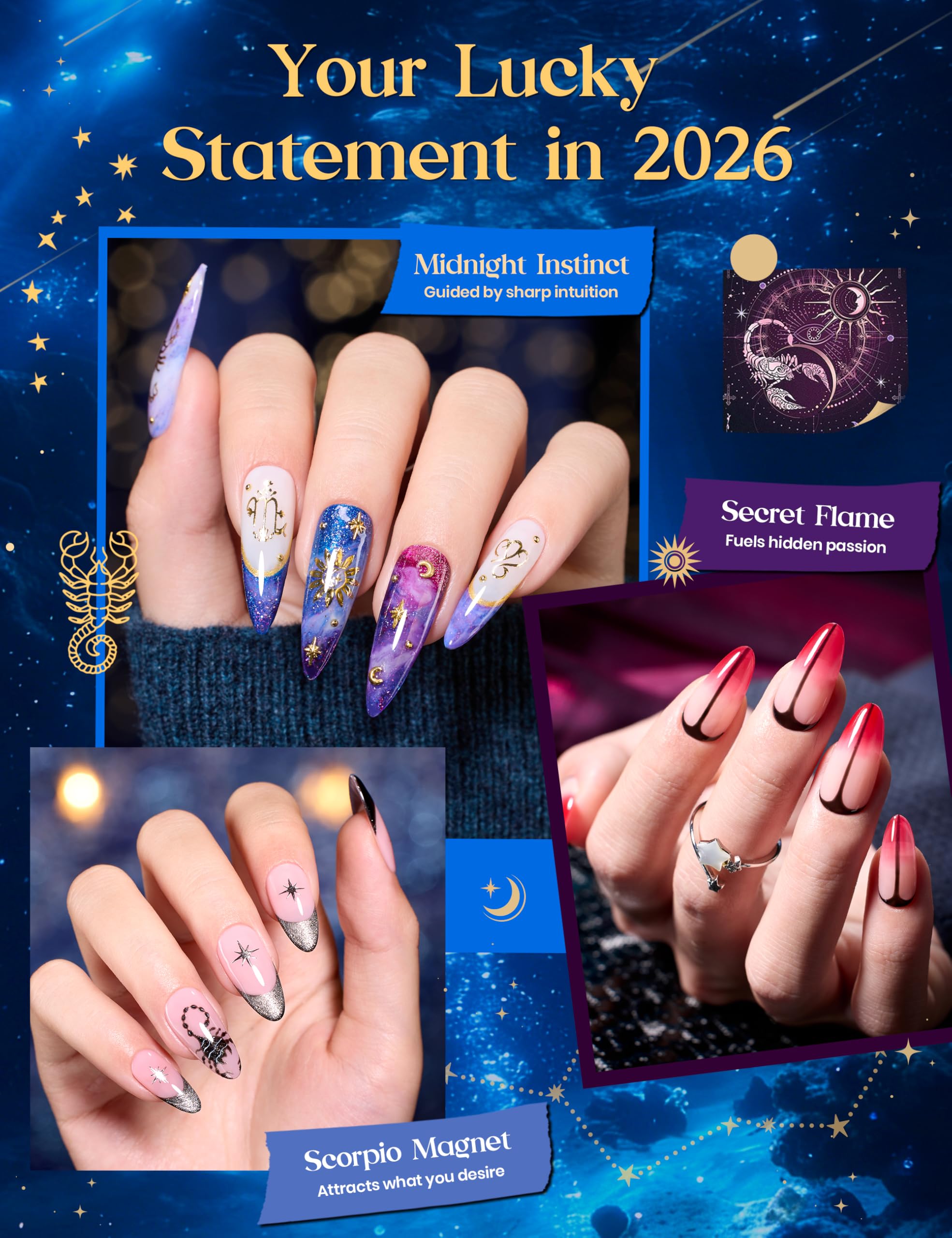 Beetles Scorpio Gel Nail Kit – Midnight Vampire Lucky Box