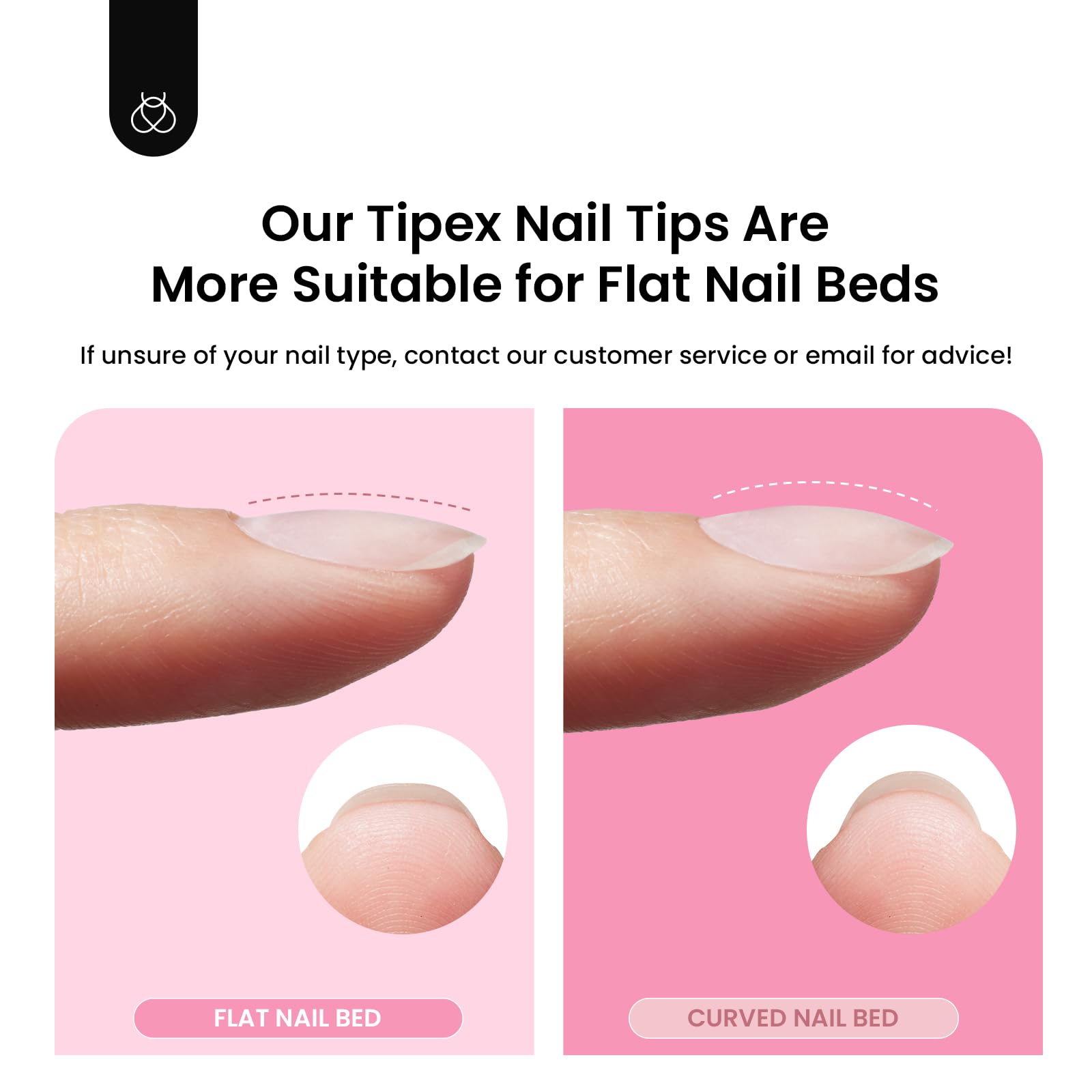 Beetles Tipex Instant Apex Nail Tips Kit — Stiletto Long, 224 Tips in 16 Sizes + Mini UV Lamp