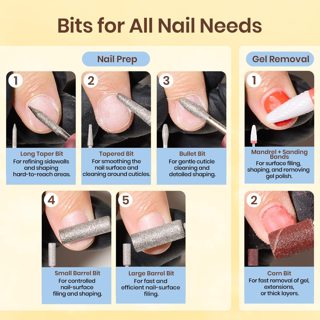 Beetles Gel Nail Polish Kit with UV Lamp & Nail Drill | 55-Piece Set, 32 Colors