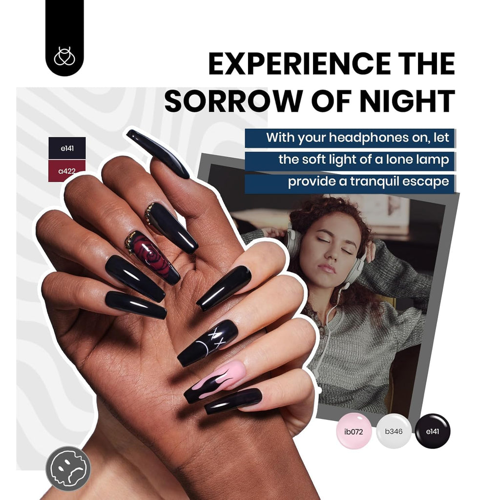 Beetles Gel Polish Kit 85 Pcs with UV LED Lamp 55 Colors for At-Home Manicures