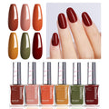 Beetles Winter Nail Polish Set P180 | 6-Color Quick Air Dry, Long-Lasting Color & Shine