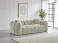 Venice Velvet 3-Seater Sofa - Tufted Design, Deep Cushions