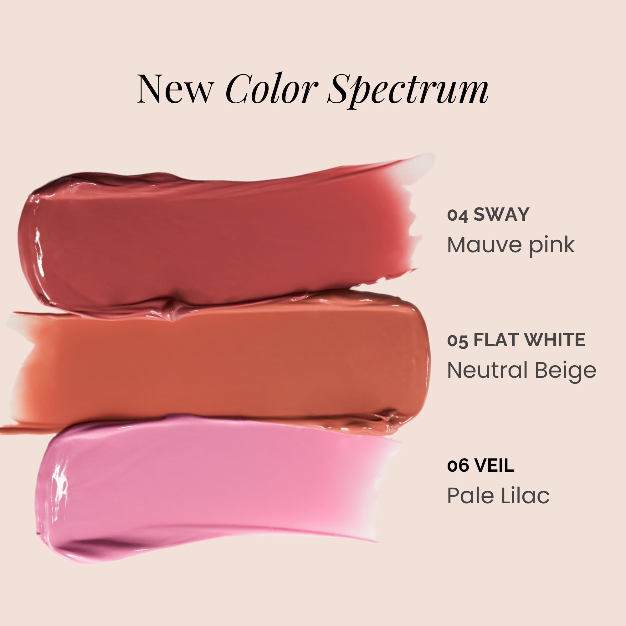 BEIGIC Flush Lip & Cheek Balm Veil-06 — Vegan Buildable Blush & Lip Color