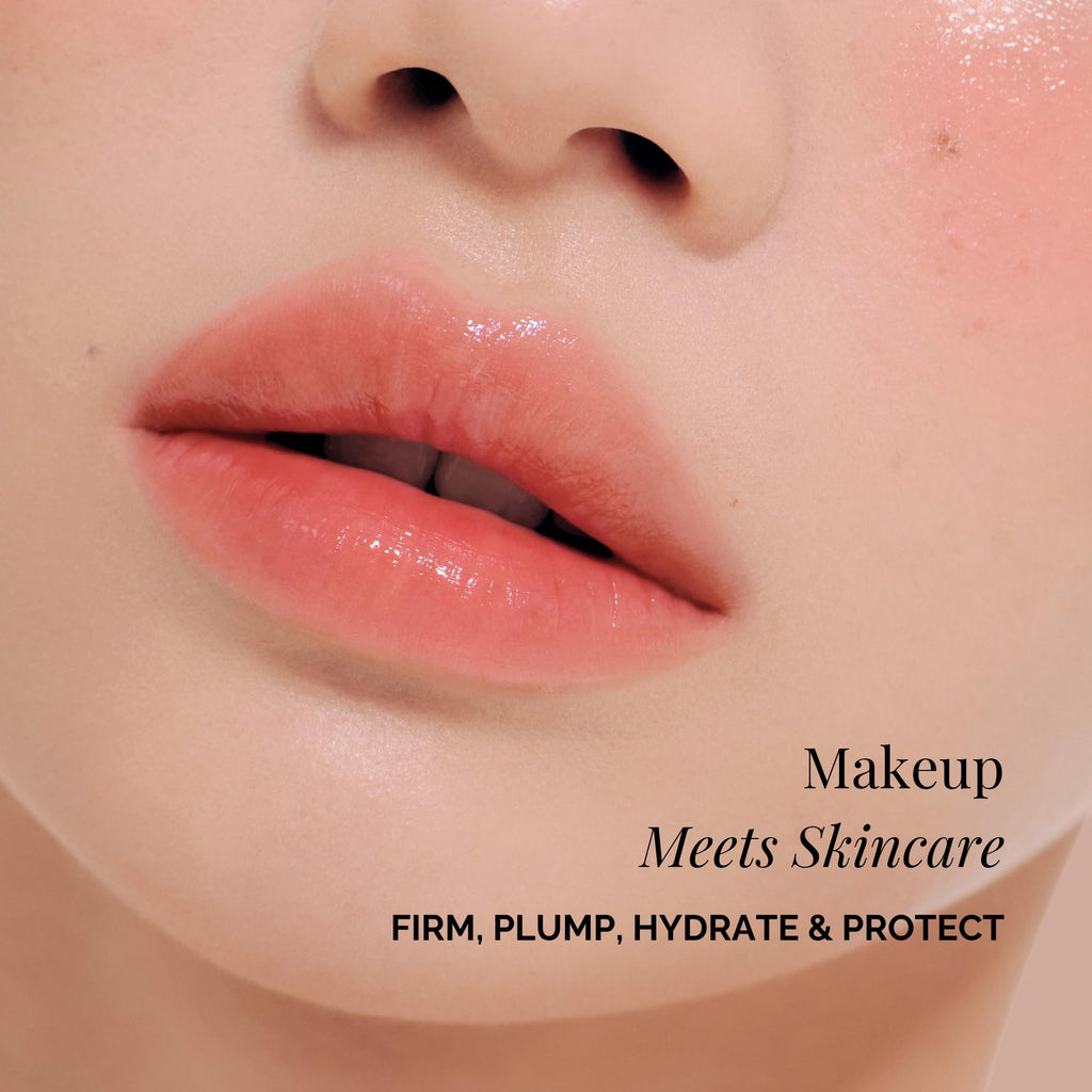 BEIGIC Flush Lip & Cheek Balm | Vegan Buildable Cream Blush in 01 Tulle Peach Coral | Dewy Glow