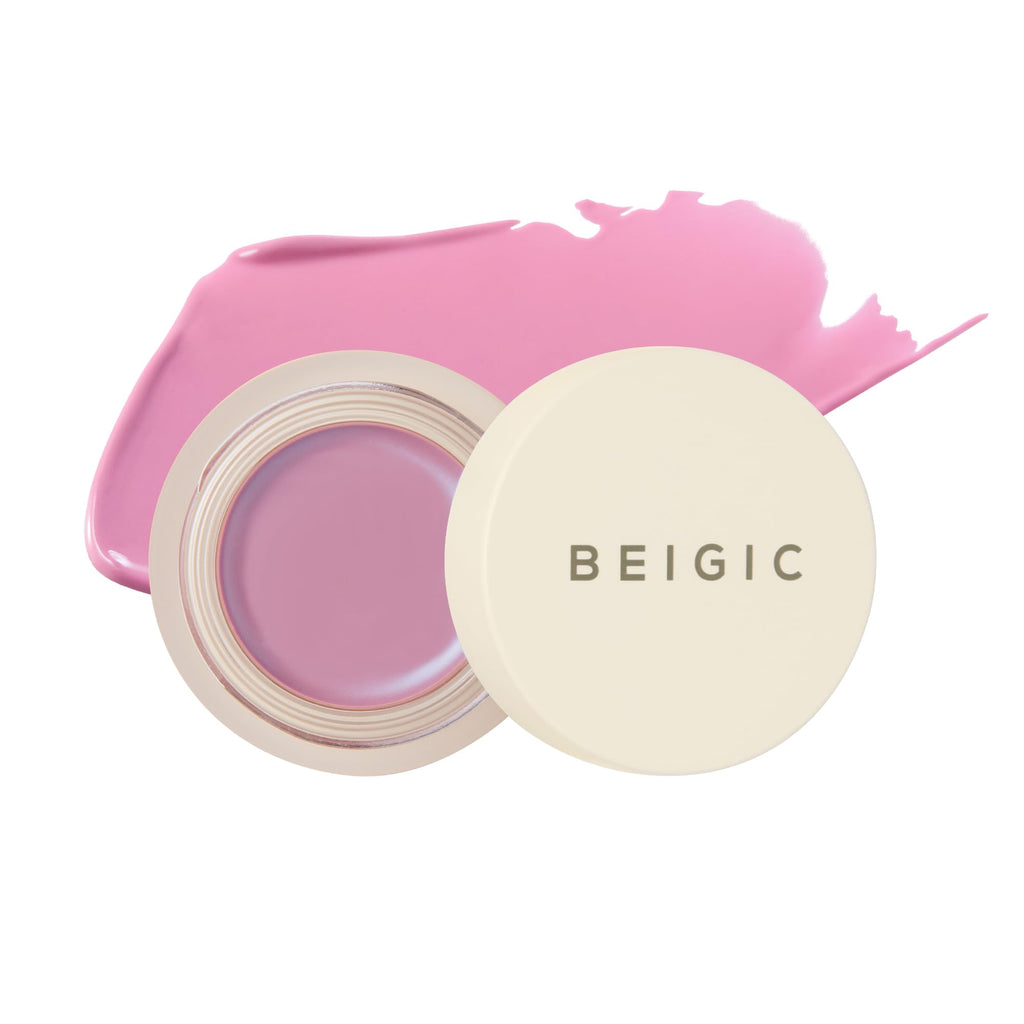 BEIGIC Flush Lip & Cheek Balm Veil-06 — Vegan Buildable Blush & Lip Color