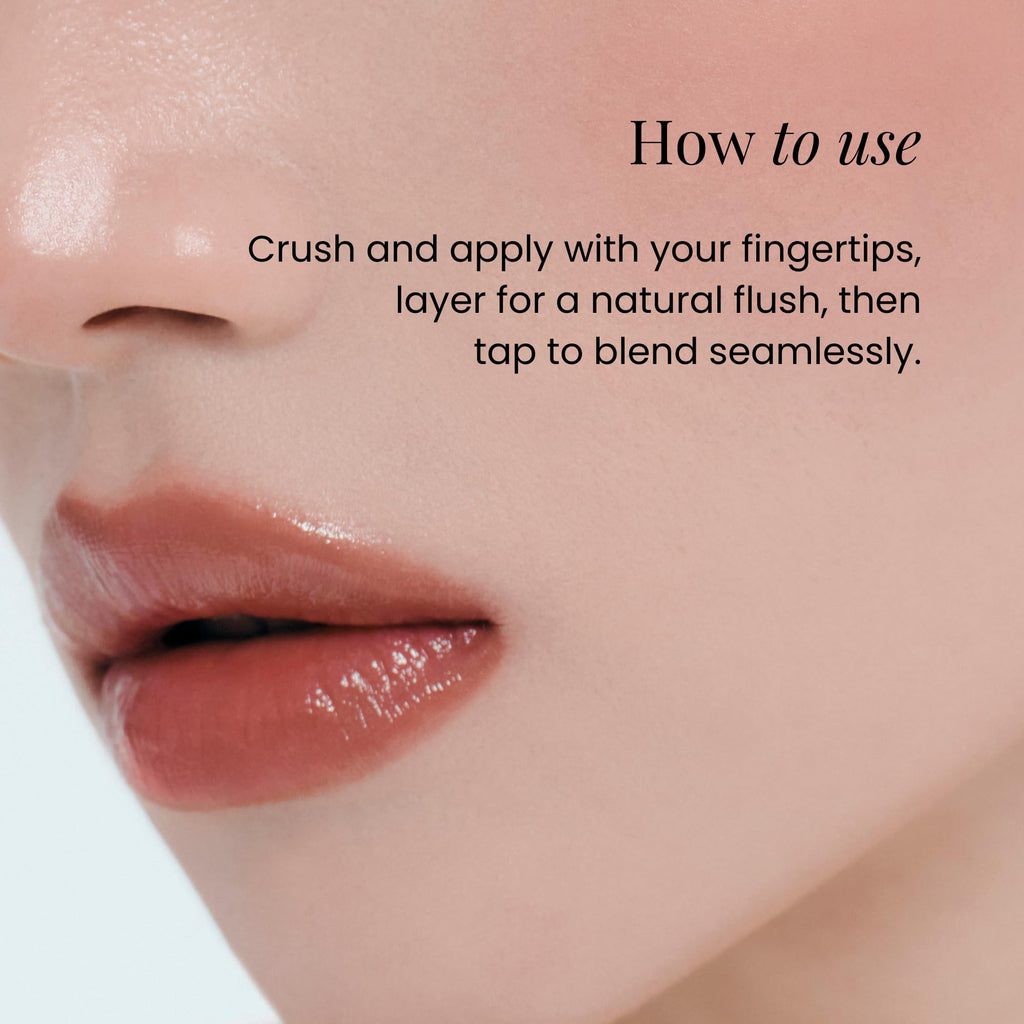 BEIGIC Flush Lip & Cheek Balm Veil-06 — Vegan Buildable Blush & Lip Color