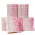BELA Pomegranate Soap 3.3 oz Pack of 6 – French Triple Milled with Organic Shea Butter – Made in Australia