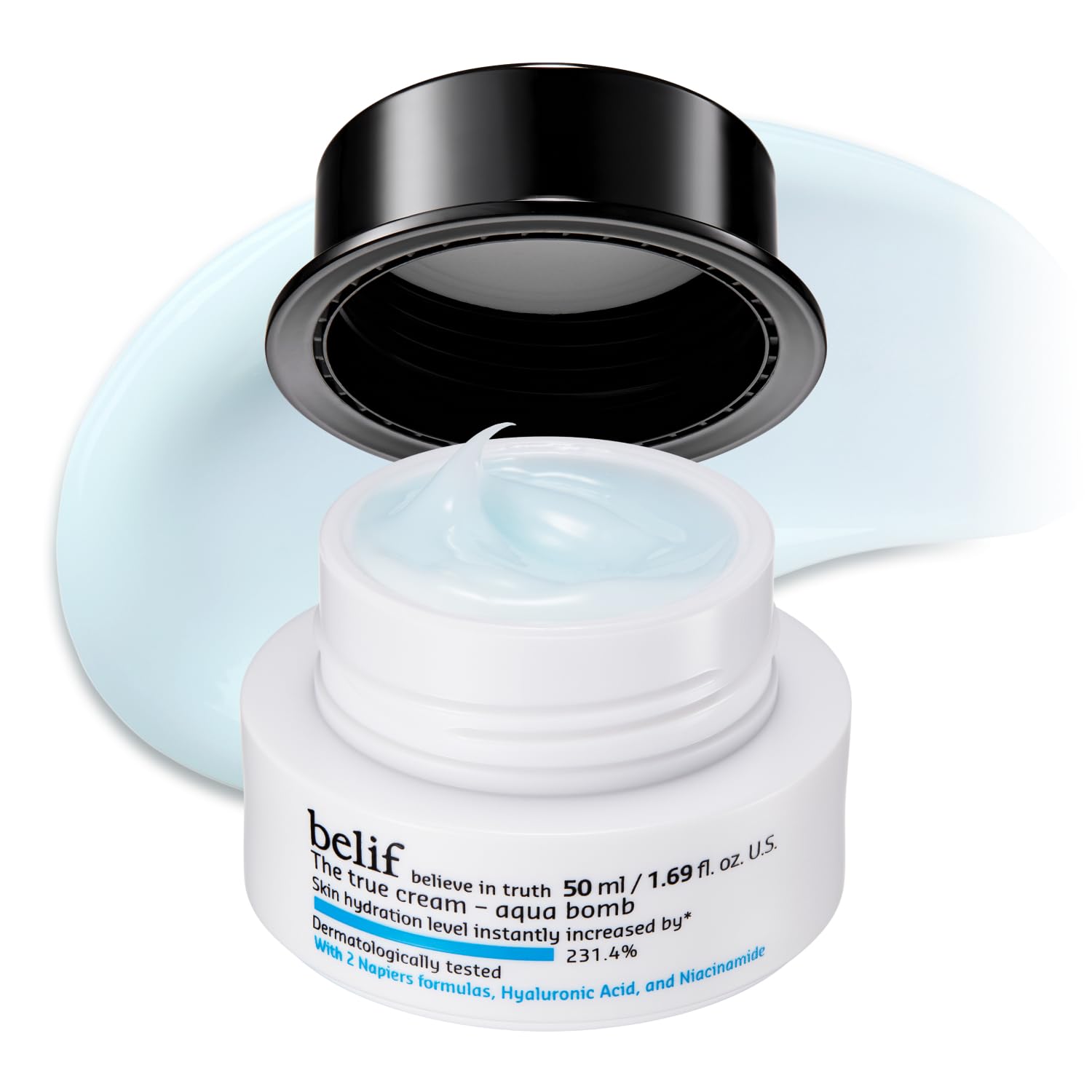 Belif Aqua Bomb Daily Niacinamide Hydrating Moisturizer – Lightweight Gel with Hyaluronic Acid & Niacinamide (50ml)