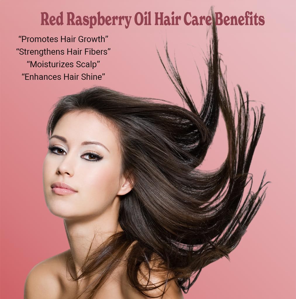 Bella Terra Oils Red Raspberry Seed Oil 16oz | Omega-3 & Vitamin E for Skin