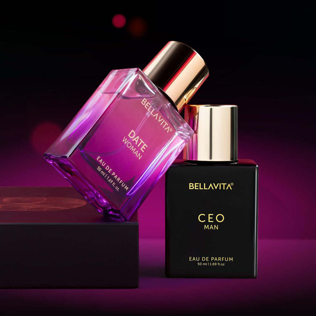 Bella Vita Luxury CEO Man & Date Woman Gift Set – 2x50ml Eau de Parfum for Him & Her